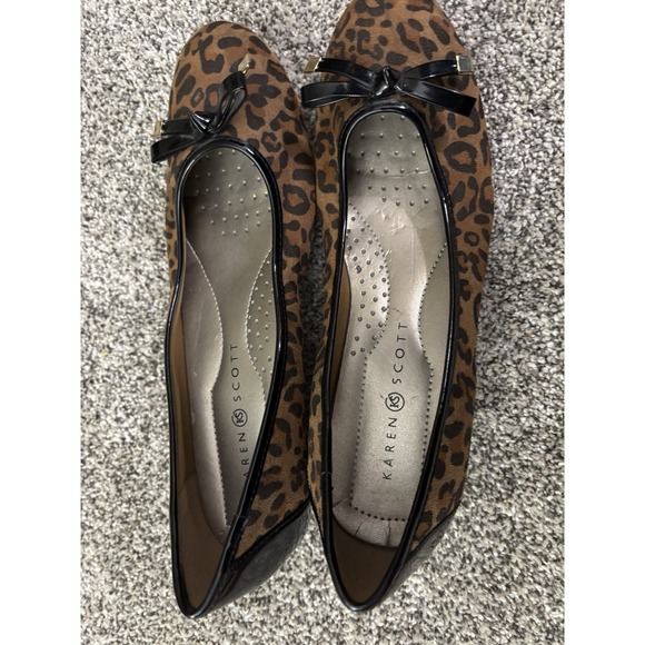 Karen‎ Scott 8 1/2 Woman's Leopard Shoes (A435) - Picture 1 of 4